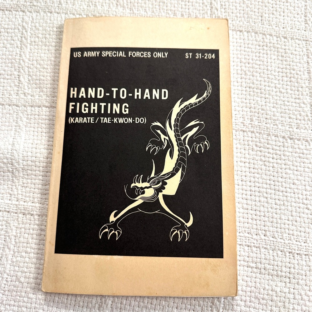 VTG US Army Special Forces Hand To Hand Fighting Manual ST 31-204 Karate TKD
